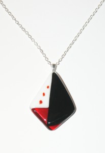 Pendentif - Rouge & Noir